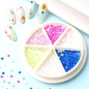 NIB Faux Pearl Nail Art Decoration